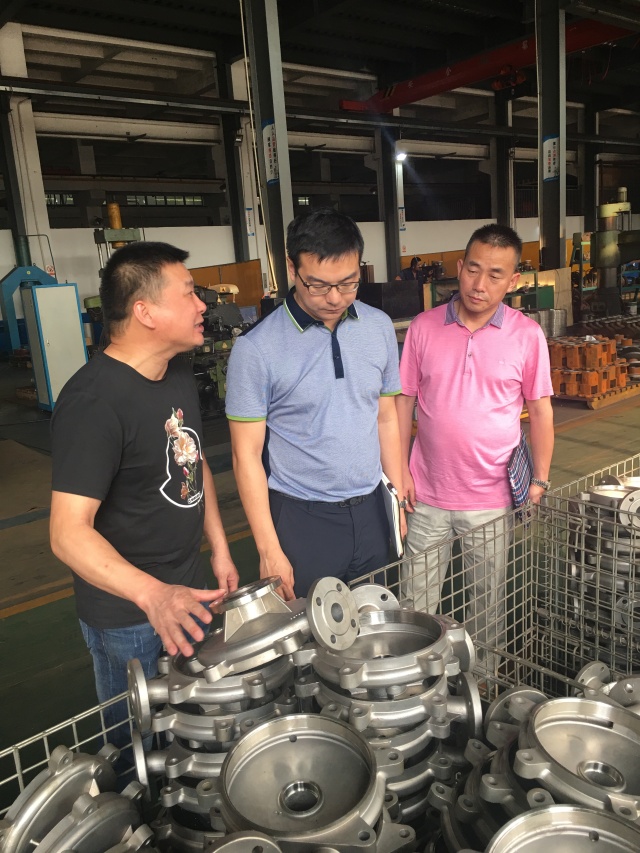 区科委书记苏振洪一行考察金山工业区 聚焦自吸泵产业创新与发展